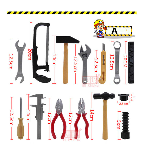 Wholesale- Random Send 14Pcs/Set Repair tool Play house Toys For Baby Early Learning Educational Toys Home Simulation tools CX878777