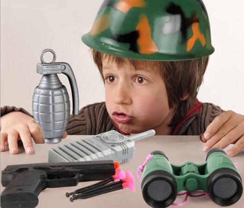 Children's Toy Model Set Creative Role Playing Toy Children's Fire Toy Set with Helmet Simulation police cap pistol telescope grenade walkie
