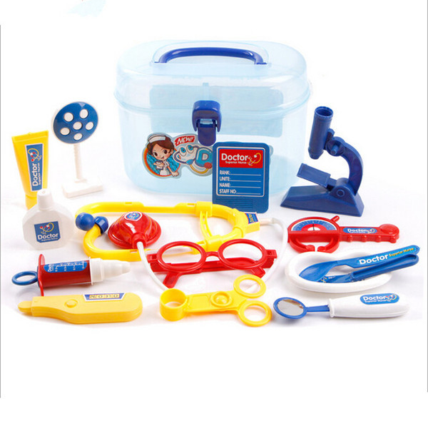 Hot Doctor toys children pretend play house toys child medical kit classic toys Simulation medicine for boys and girls
