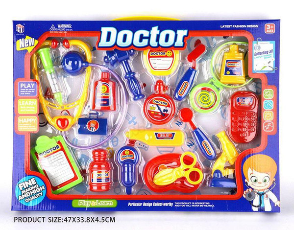 Deluxe Doctor Toy Medical Kit for Kids Pretend Play Tools Toy Set Baby Children Kids Early Educational