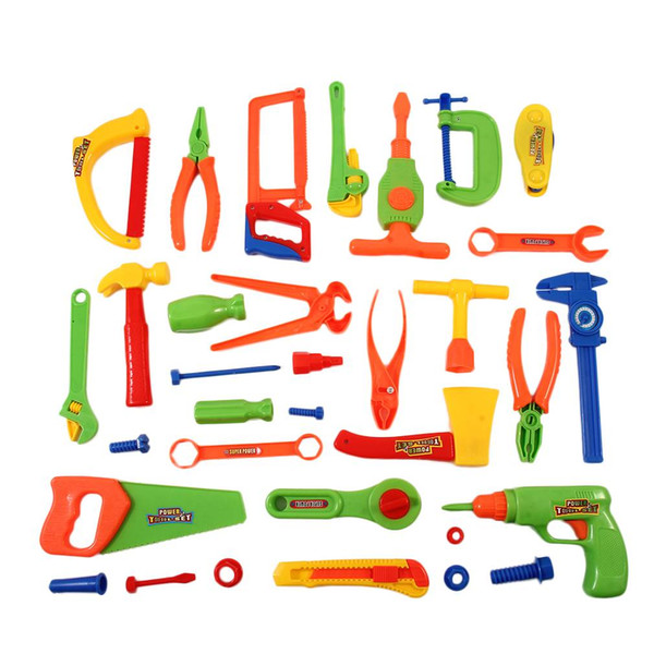 32 pcs Repair Tools Set Power Tools Children Toys Craftsman Simulation Toys