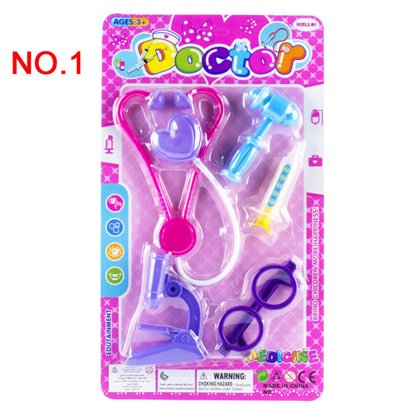 Kids Puzzle Game Imitate Doctor Nurse Children Education Play House Toys Sets Stethoscope Model Toys
