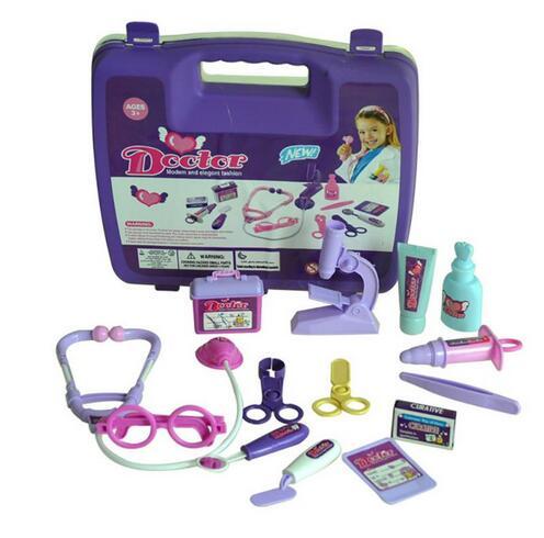 3pcs/lot Childrens Kids Role Play Doctor Nurses Toy Set Medical Kit Christmas Gift Toys for girls Boys Levert Dropship