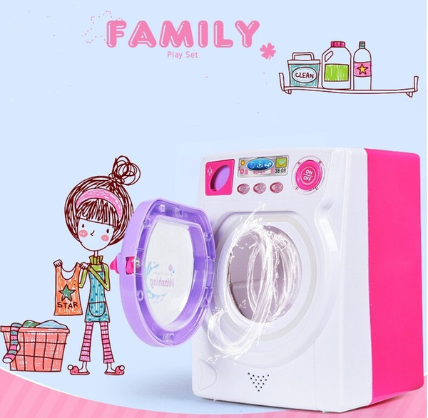 the washing machine toys /Little Treasures Baby Home Miniature Laundry Playset for Children/Girls play set
