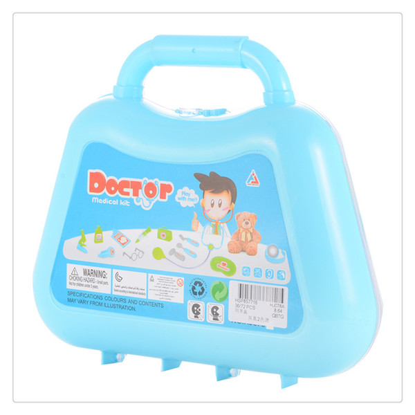 Play Doctor Kit Medical Toys Pretend Doctor Kit Prentend Play Toys Interesting for Children Blue/Green Random allocation Hot Sale