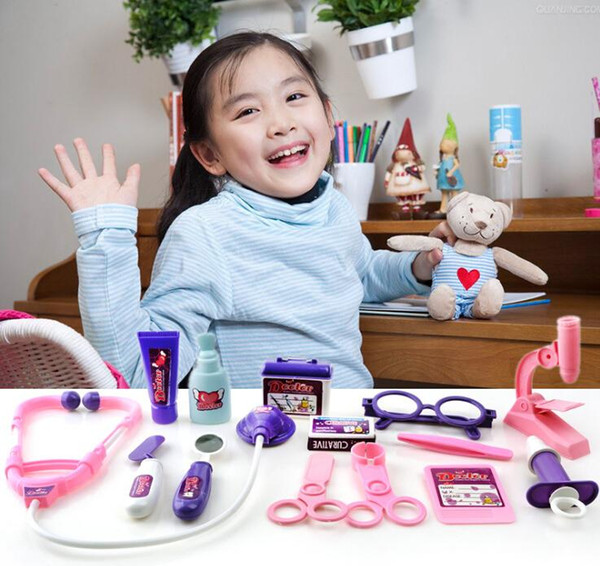 Child care box play house, doctor tools toys, medicine box