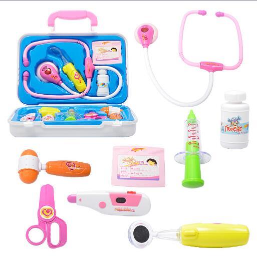 Doctor Box Kids Pretend Play Toys Set For Children Kids Medicine Box Role Play Educational Baby Classic Toys YH534
