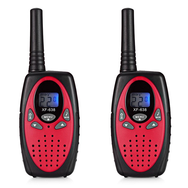 2pcs Walkie Talkie Interphone 8 Channel Travel Handheld Kids Portable 2 Way Transceiver LCD Outdoor Adventures Free Shipping VB