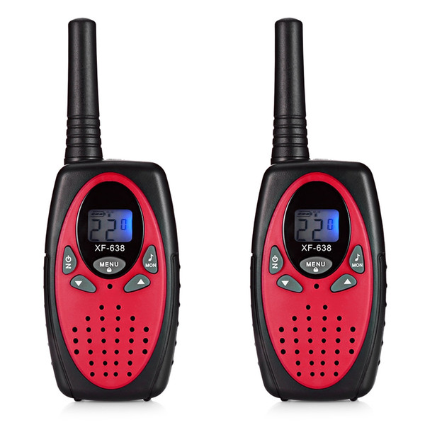 2pcs Walkie Talkie Interphone 8 Channel Travel Handheld Kids Portable 2 Way Transceiver LCD Outdoor Adventures Free Shipping VB
