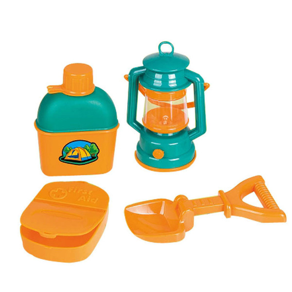 Children Pretend Toy Garden Tool Plastic Model 4pcs/set Toys Outdoor Camping ConstructionTools Kids Boys Girls Gift pt006