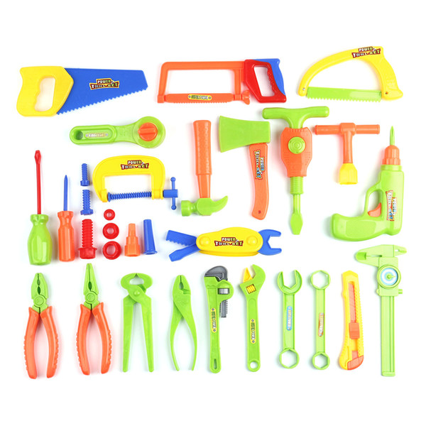 Garden Instruments Kit Tools Toy Kids Children Newborn Boys Plastic Fancy Construction Work Repair Tool Toy Set Pretend Play
