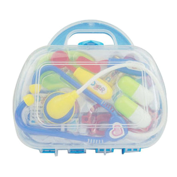 11pcs/pack Kids Doctor Set Product Baby Toys Plastic Medicine Cabinet Children Simulation Doctors Game House Gift