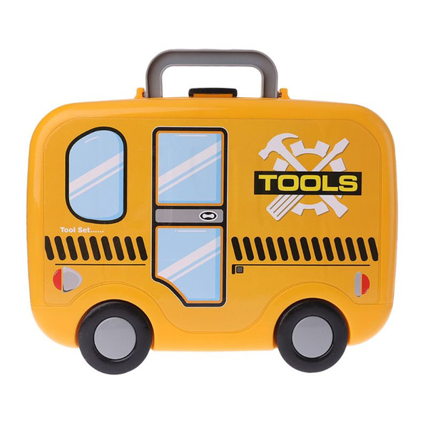 28pcs/set Portable Simulation Repairing Tools Kit Set Bag Case Role Play For Children Kids Toys