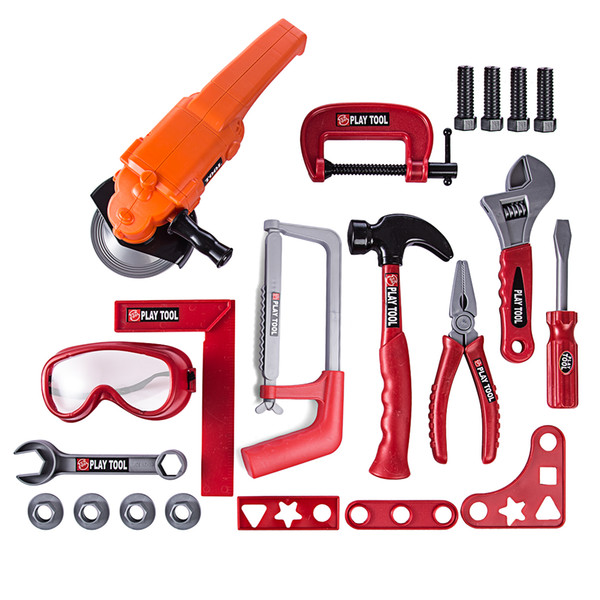Children Pretend & Play Tool Toys Emulational Electric Tool Kit Toy Educational Tool Box Learning Toys For Children Kids