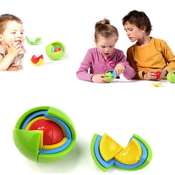 New 3D Magic Intellect Puzzle Maze Ball Brain Teaser Game Educations for Kids IQ Training Logical Puzzle Children Toy Free Delivery