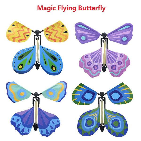 New magic butterfly flying butterfly change with empty hands freedom butterfly magic props magic tricks z071