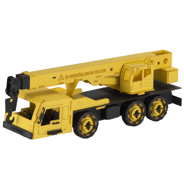 real diy cartoon construction vehicles crane paper model mini toy fun 3d puzzles for adults uk wholesale retail price