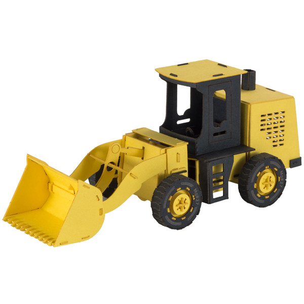 cartoon education diy kids paper construction vehicles forklift toy mini custom 3d puzzle maker shop retail wholesale retail