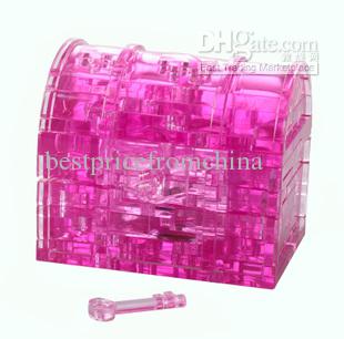 Treasure Box 3D Crystal Jigsaw Puzzle 47Pcs