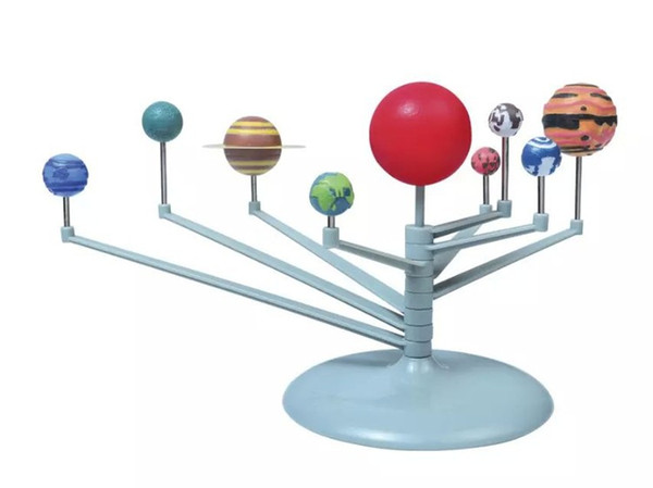 [TOP] Education toys learning DIY planet Solar System Planetarium puzzle toy Assemble, paint and learn Teaching props model