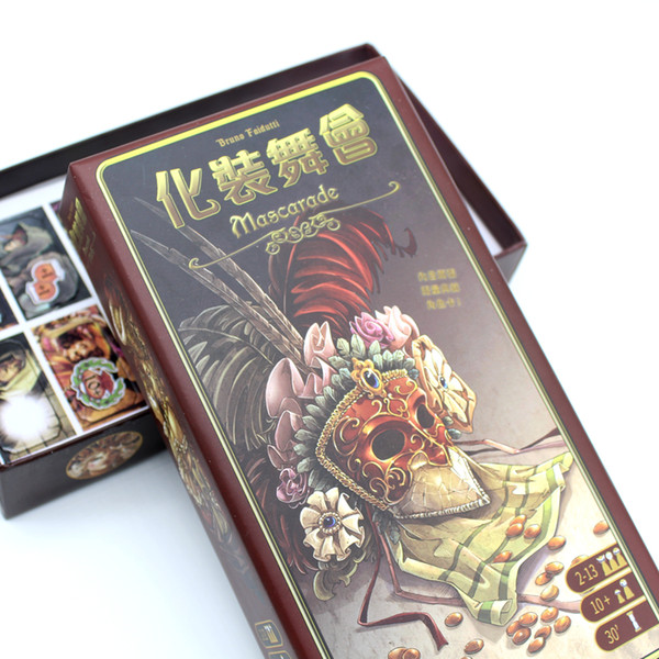 Mascarade Board Game, 2-13 Players Cards Game Party/Family Easy To Play Identity Guess Indoor Game