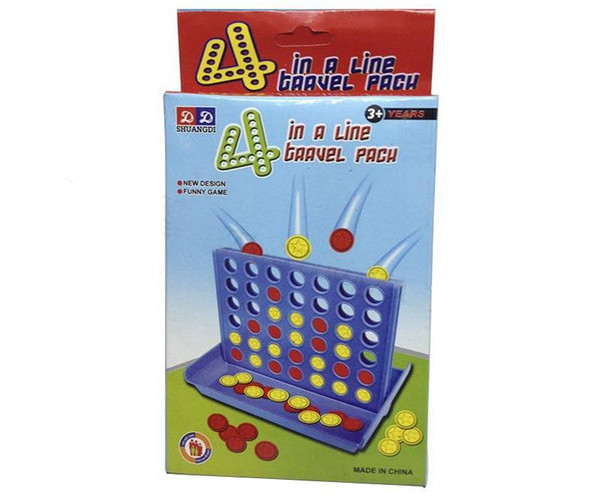 Four In A Row line Connecting Bingo Board Connect 4 Board Game Interactive Intelligence Children Kids Home Travel Party Fun Toy M Size