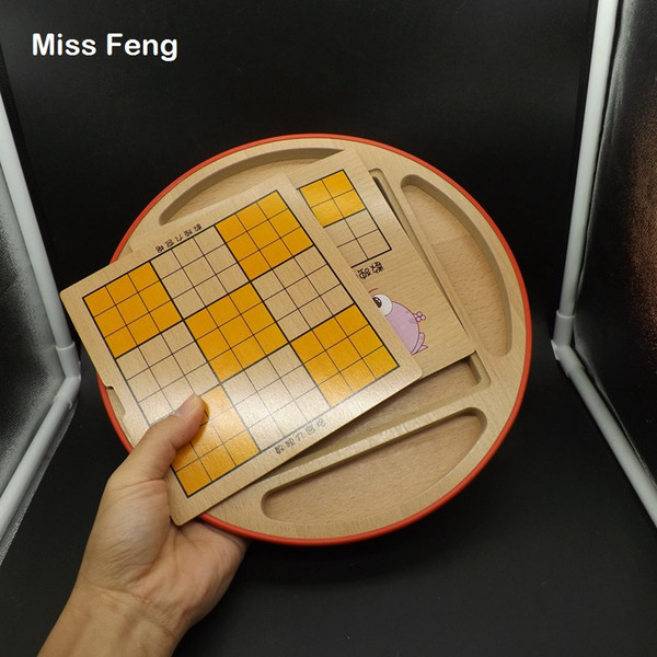Fun 5 in 1 Sudoku Puzzle Multifunctional Chessboard Wooden Toy Kid Gift Intelligence Educational Mind Game