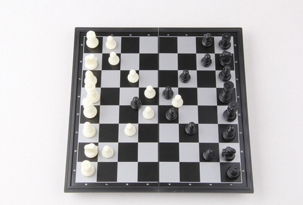 High quality Folding Champions Chess Set 2 in 1 Travel Magnetic Chess and Checkers Set 9.84