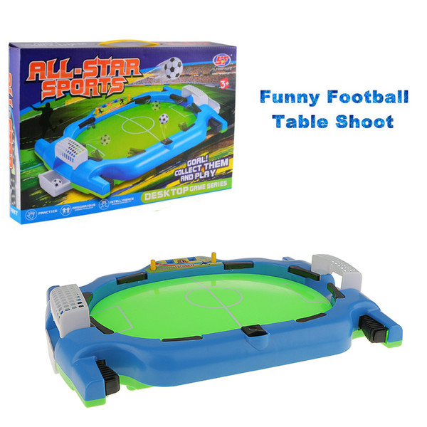 Desktop Battle 2 Players Mini Table Football Shoot Indoor Game Desktop Soccer Board Game for Children Sports Interactive Toys