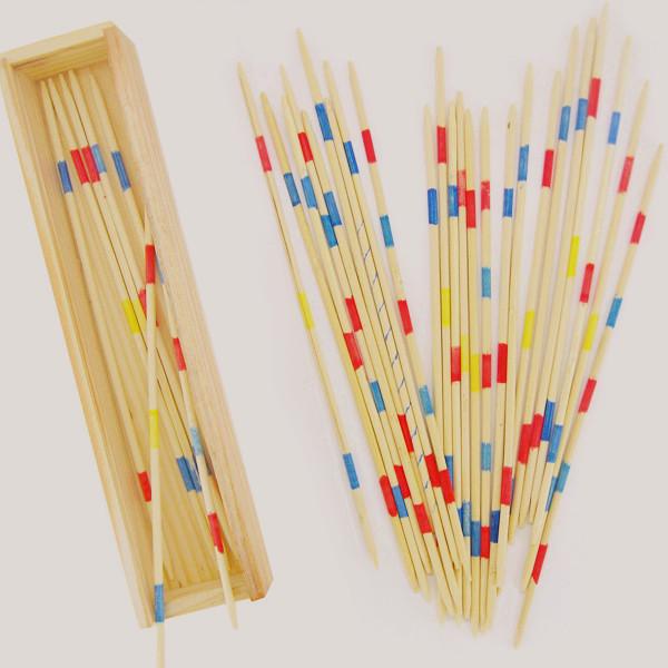 Wholesale- Wooden Stick Game Baby Educational toys MIKADO SPIEL Mikado game stick Interactive games family kids toy board game