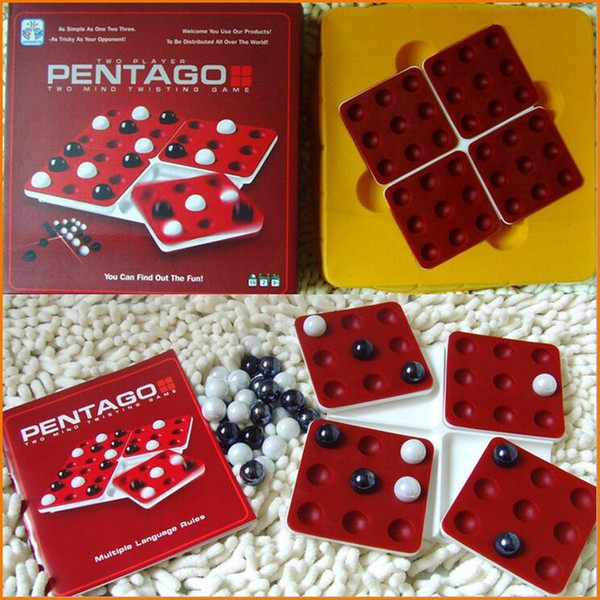 2 Players Night Bar Chess Pentago Board Game - family party bar contest game chesses - Hot in Europe good game