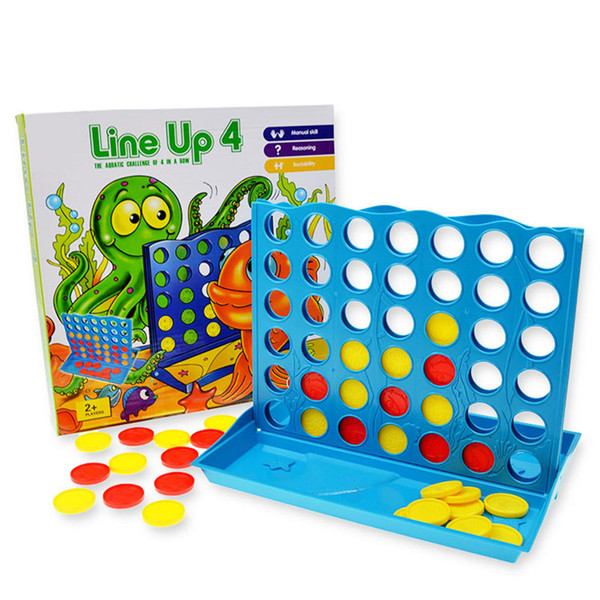 connect 4 game Line up 4(Plus) - 2 Players Age 4+ Board games Puzzle games Family Fun Kids game with foldable board a nice Christmas Gift