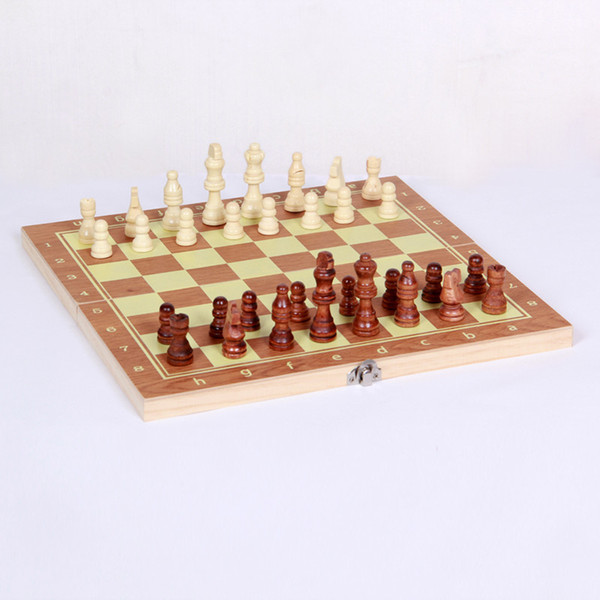 Factory direct selling high-grade sticker chess chess wooden folding chess.It is beneficial to develop intelligence.Suitable for 8 to 15 yea