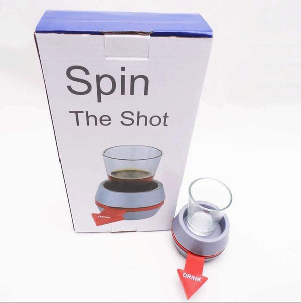 Lis Spin The Shot Glass Drinking Game Fun Party Gifts Turntable Toys Drinking Game Shot Glass With Spinning Wheel Bar Games c240