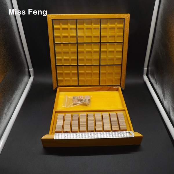 Funny Model Sudoku Adult Kid Game Wooden Educational Toys Gadgets Puzzle Early Head Start Training Toys