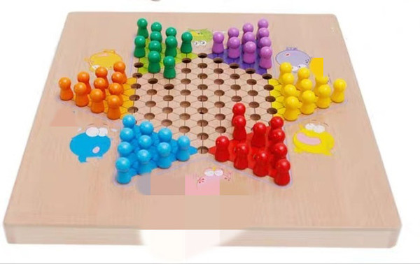 Wisdom Gomoku Checkers Flying Chess Parenting Desktop Game Creative Decompression Adults Toys Party Friends Beads Table Size People Play Toy