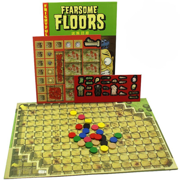 Fearsome Floors Board Game Cards 2-7 Player With English Instructions Novelty Adult Children Games For Party Creative 20 5cj YY