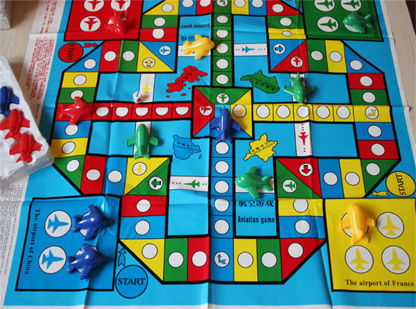 New High Quality Children Toy Parent-Child Educational Foldable Portable Aeroplane Flying Chess Games