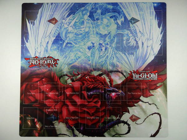 Yu-Gi-Oh! Dragons 2-Player Master Rule 4 Link Zones custom Playmat TCG Mat New free shipping