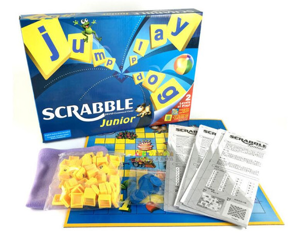 English Pinyin Game SCRABBLE Table Tour Multi-Person Interactive Letter Spelling Increases Word Volume 069 Puzzle Development Learning Educa