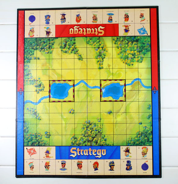 Free shipping famous Table Games Gifts Wooden box Western military Backgammon stratego ENGLISH