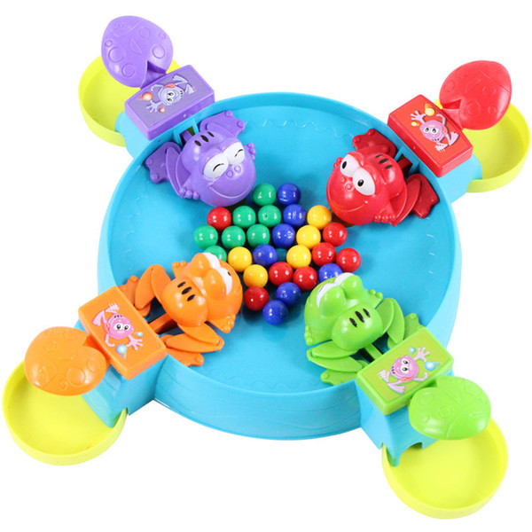 Free shipping Quality goods Frog eating beans Desktop fun game Parent child puzzle Frog rush beans Table games