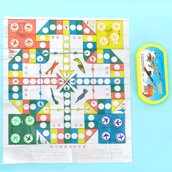 Free shippingPuzzle chess toy Portable Flight chess Jungle Small box board games Parent-child interaction Game chess