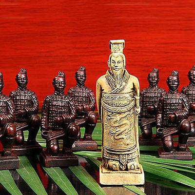 Wholesale Cheap Chinese 32 Pieces Chess Set/Xian Terracota Warrior & Free Shipping