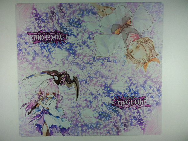 YGO Ash Blossom & Joyous Spring+Ghost Reaper & Winter Cherries 2-Player Playmat