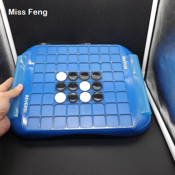 Big Size 64 pcs Plastic Reversi Chess Game Kids Toys Brain Teaser Common Sense Education Toys