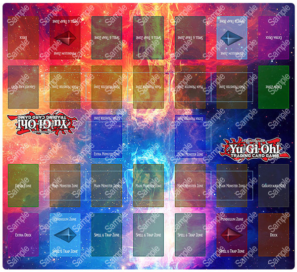 Yu-Gi-Oh! Dragons 2-Player Master Rule 4 Link Zones custom Playmat TCG Mat New