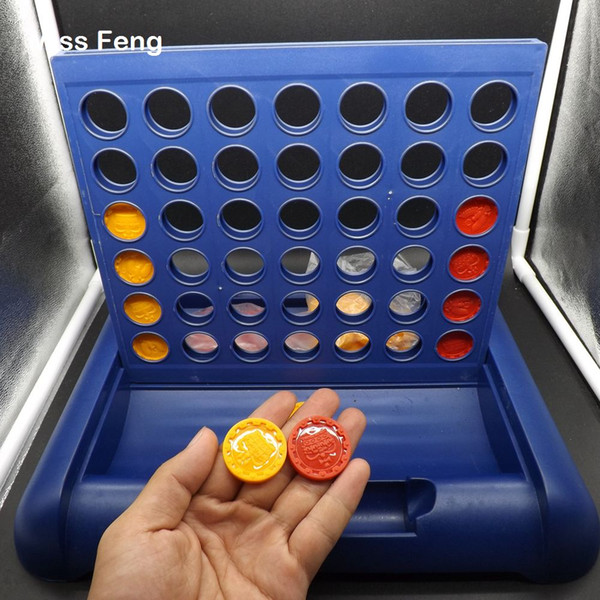 Big Size Kids Game Connect 4 Family Toy Chess Brain Teaser Common Sense Education Toys Birthday Gift Christmas Gift
