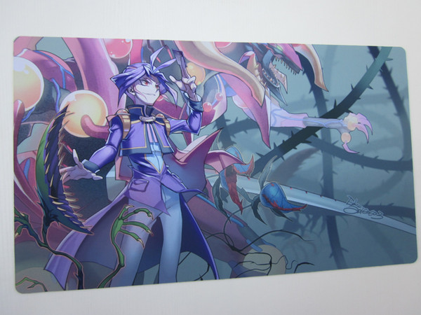 Yugioh arc-v playmat customized card mat mat table mat gift card to receive bag