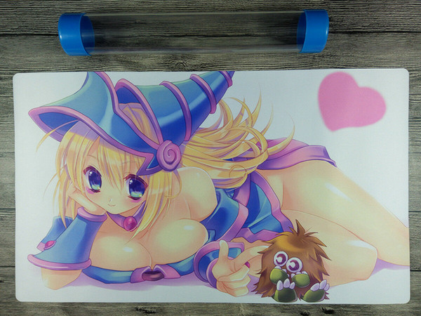 Dark Magician Girl Sexy BMG Girl YuGiOh Custom Playmat TCG Mat Free Best Tube